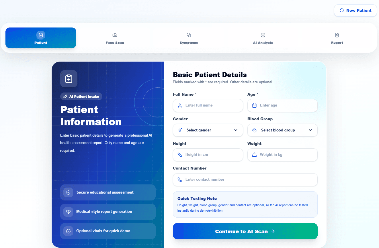 Alpine MediScan AI Patient Info