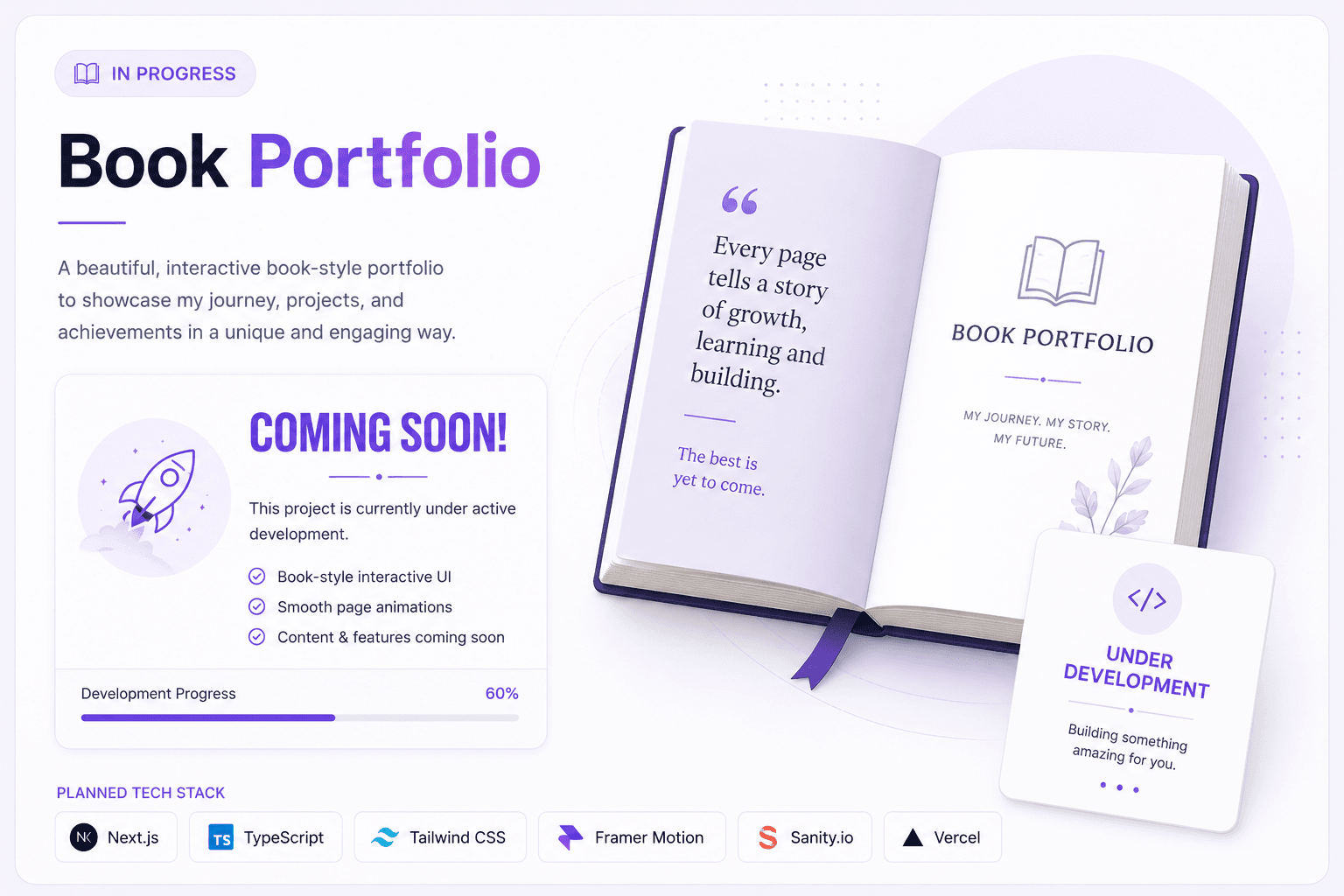 Book Portfolio screenshot