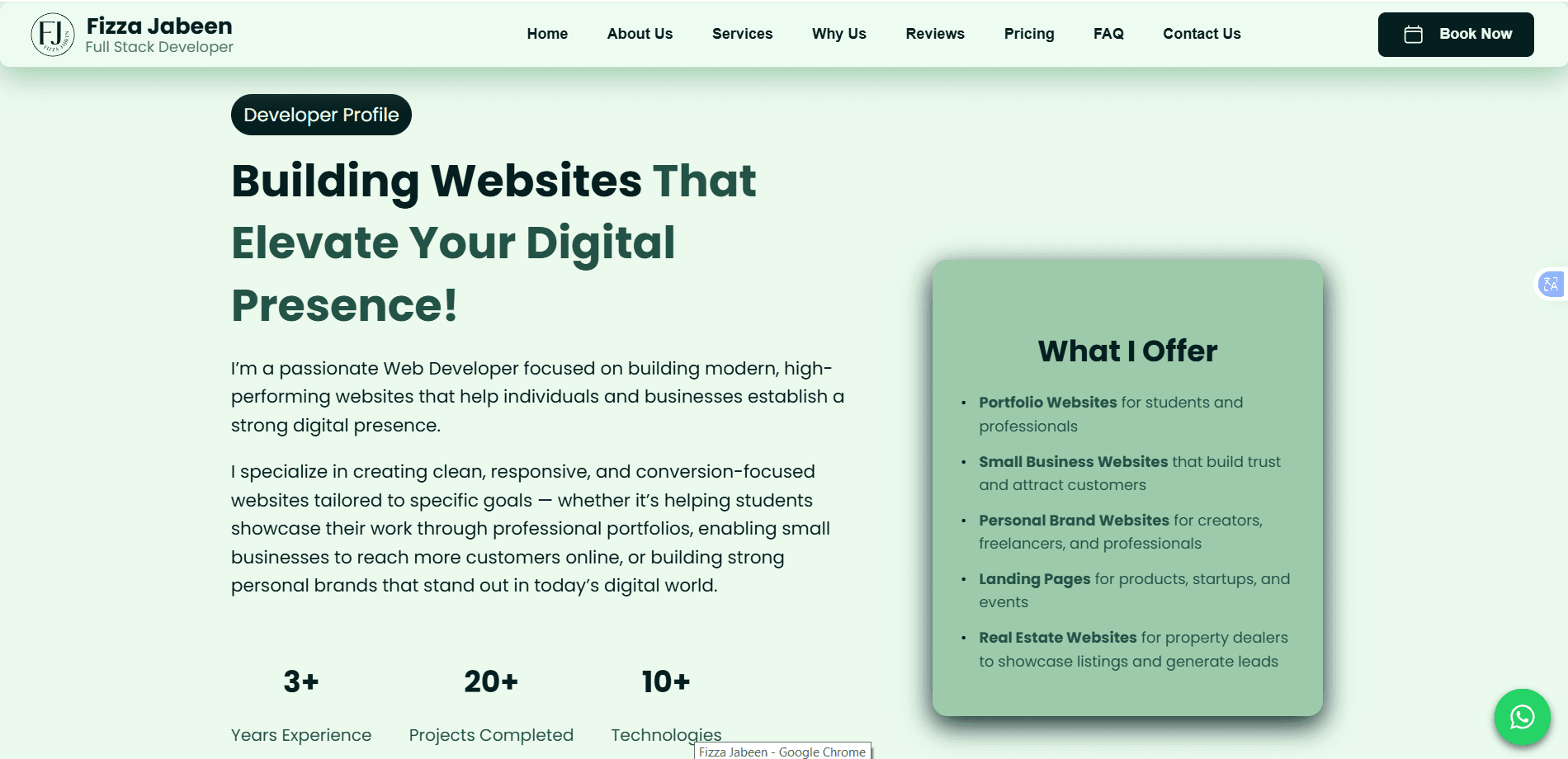 Landing Page About Us