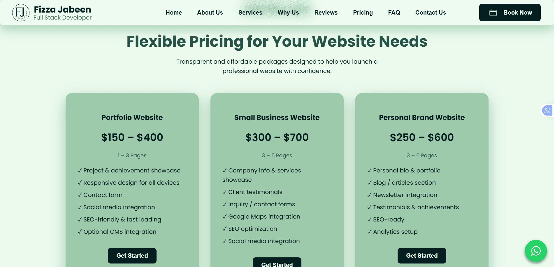 Landing Page Pricing
