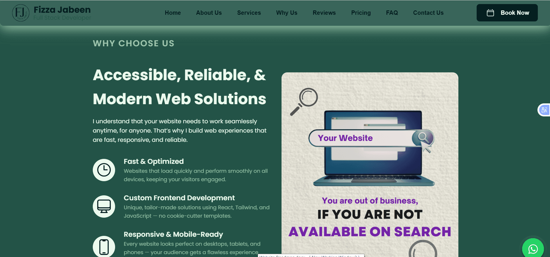 Landing Page Why Us